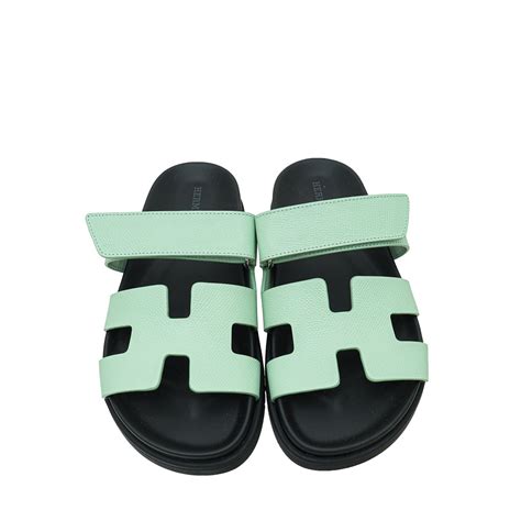 hermes chypre sandals vert jade|More.